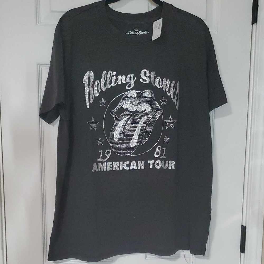 Maurices Gray Rolling Stones Graphic Tee